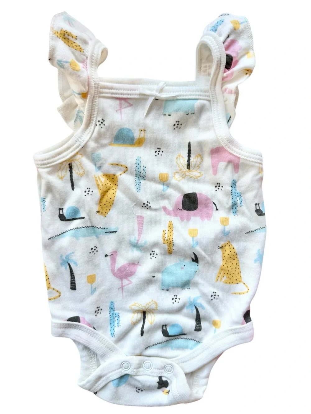 Sleeveless summer onesie bodysuit lot Sterling Baby & Carter’s size 3M (0-3 mo)